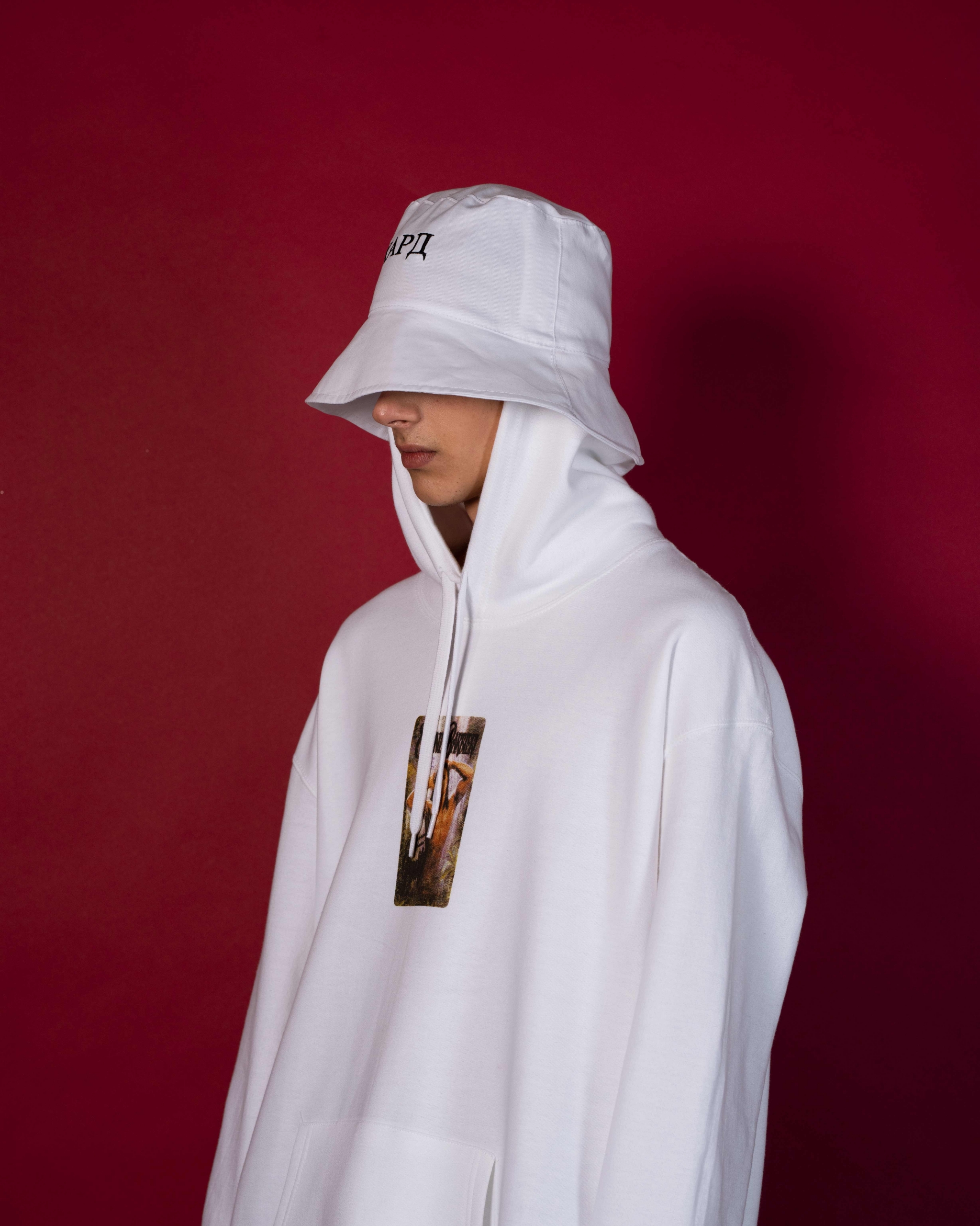 White Bucket Hat