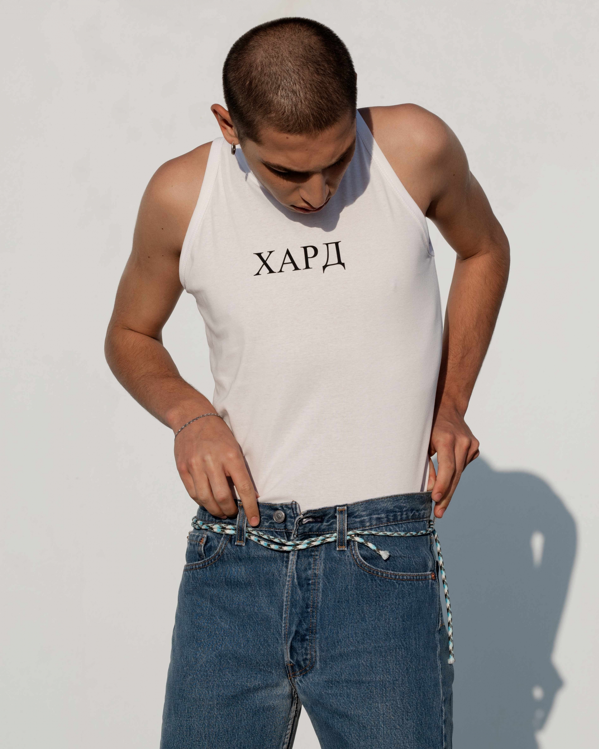 HardClo Classic Tank Top , White