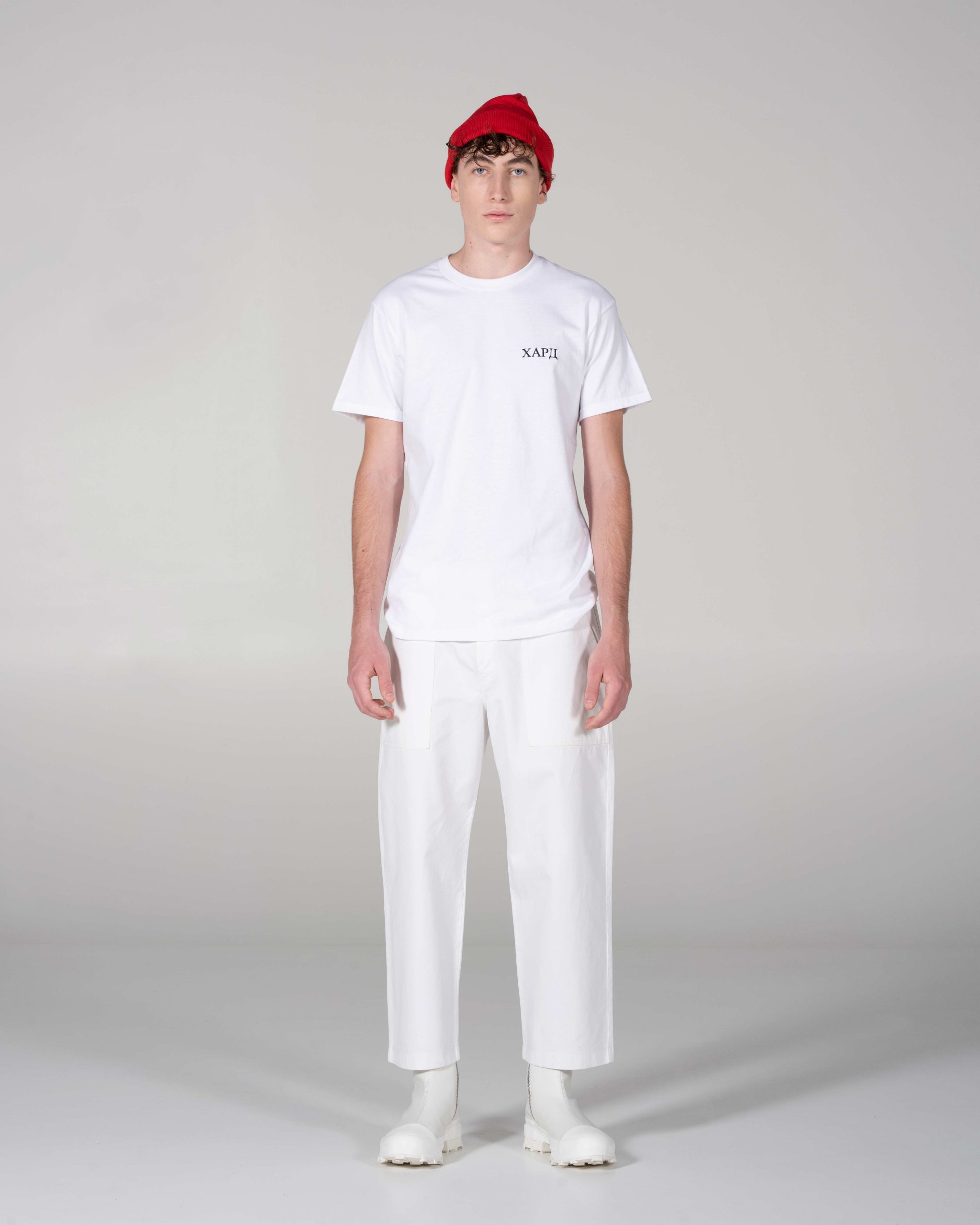 HardClo Classic T-Shirt , White Mini Logo