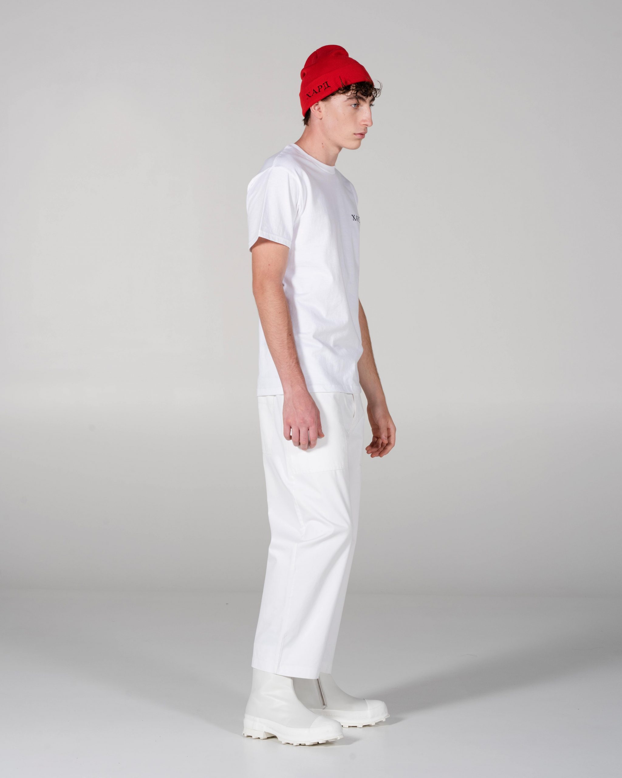 HardClo Classic T-Shirt , White Mini Logo