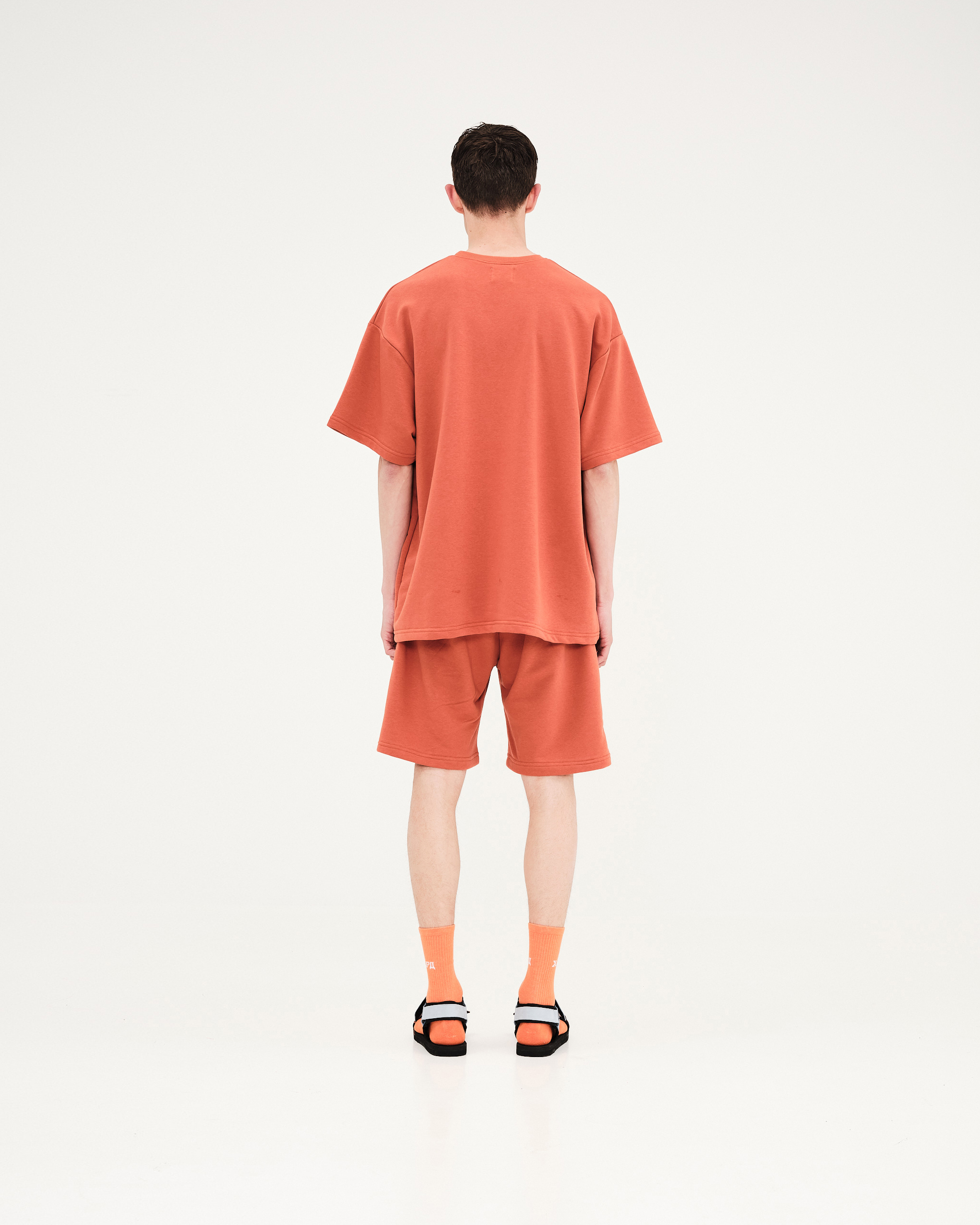 Sweatshirt Short Sleeve , Burned Orange