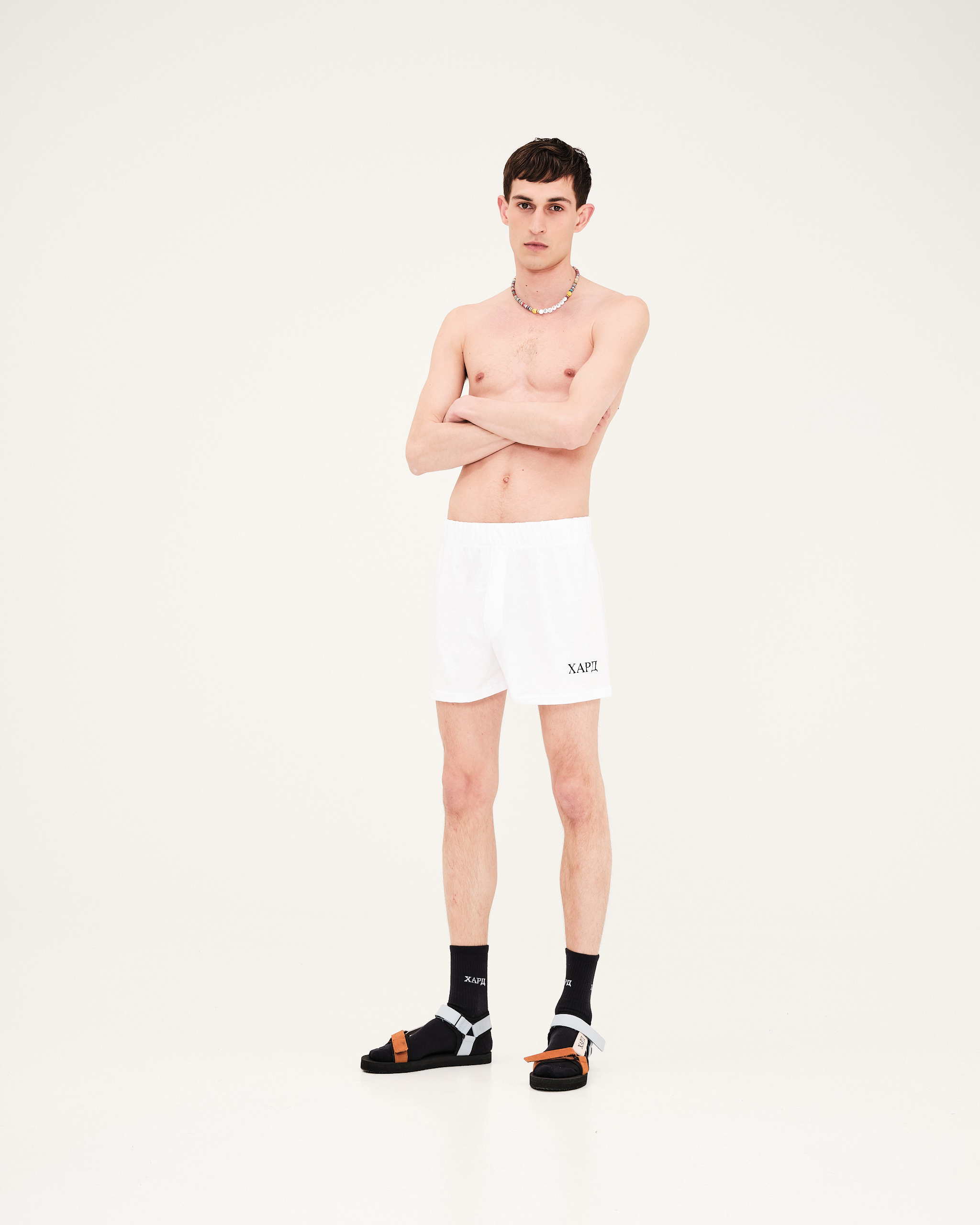 HardClo Classic Boxer Shorts , White