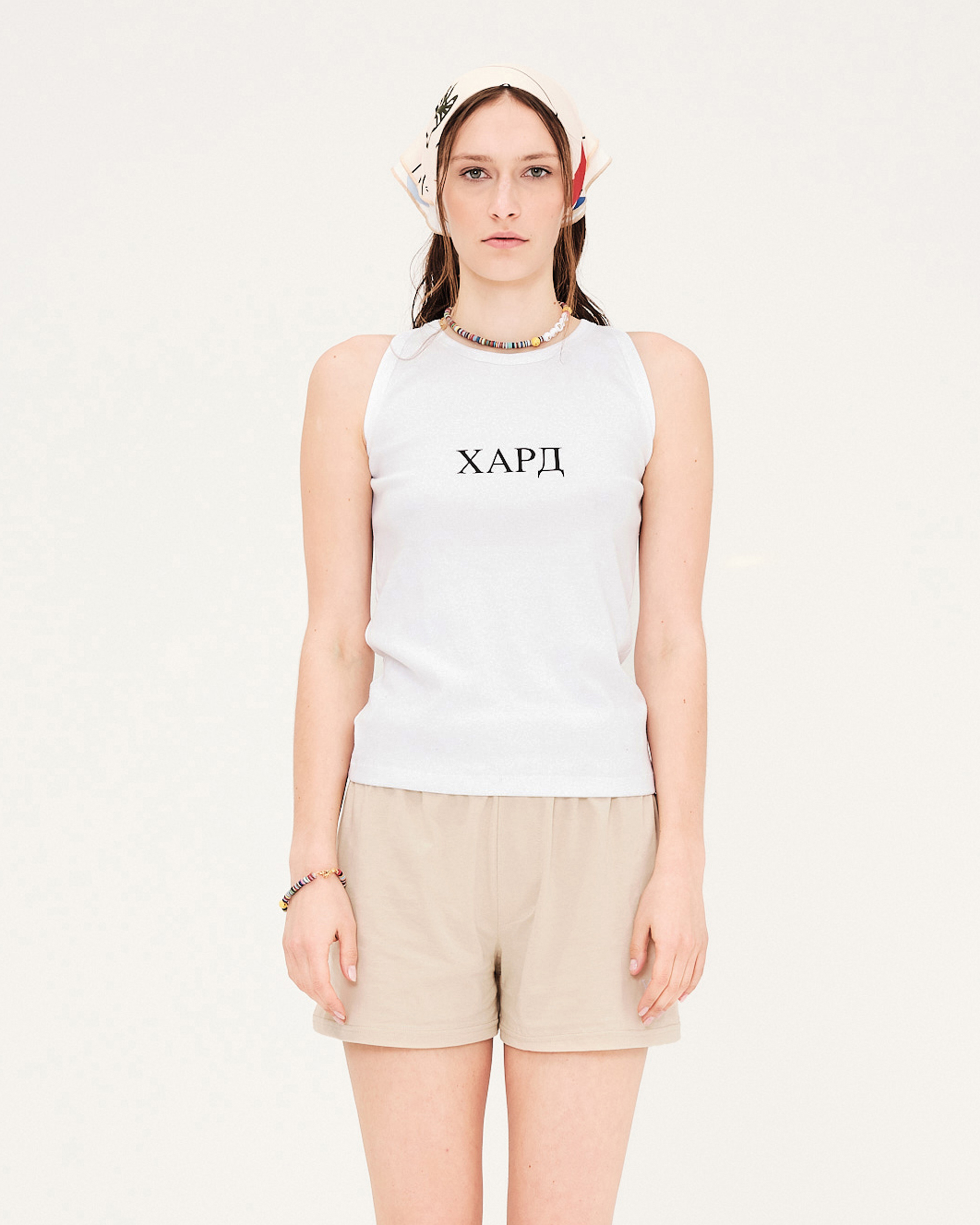 HardClo Classic Tank Top , White