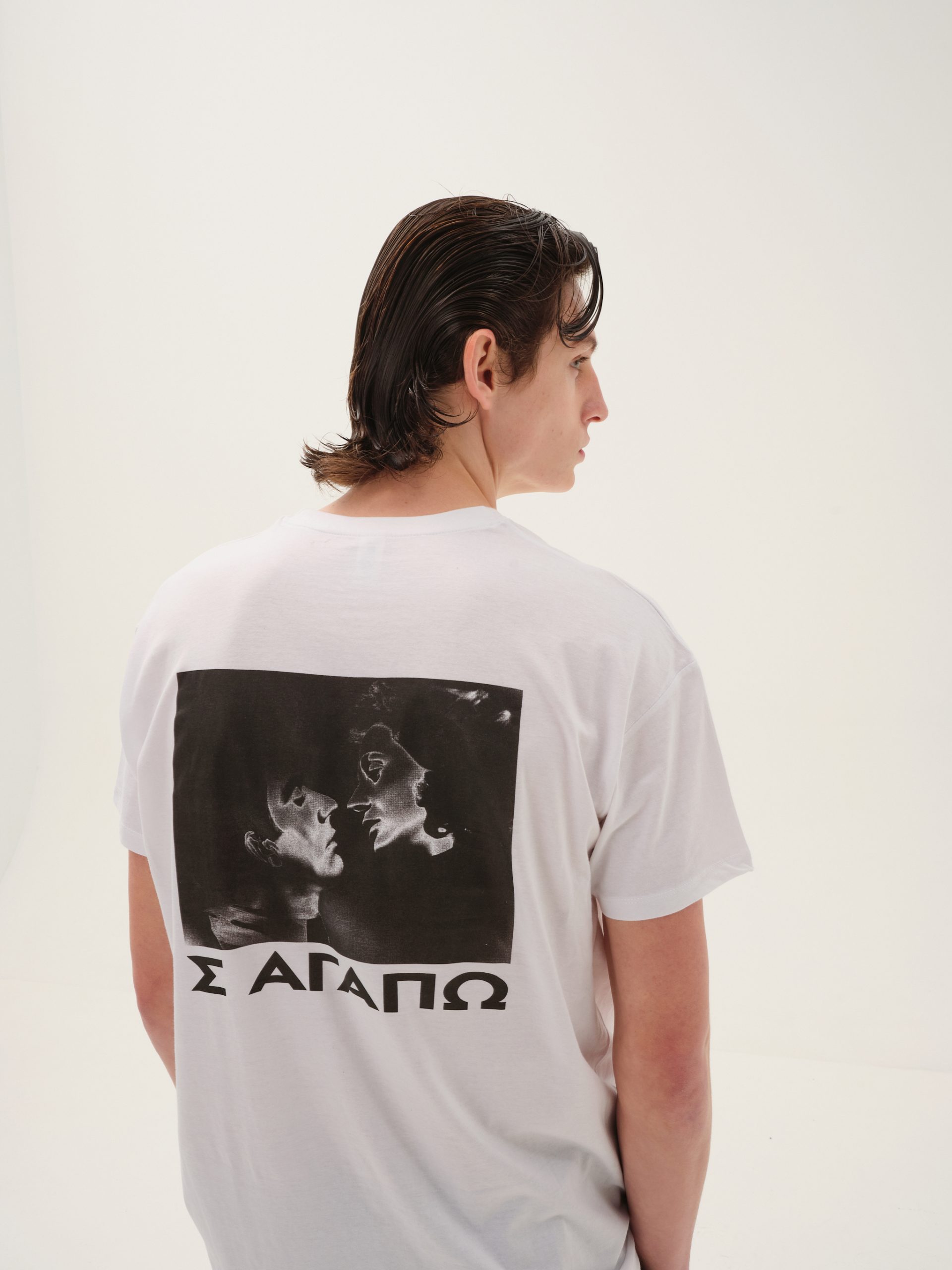The Kiss , White T-Shirt