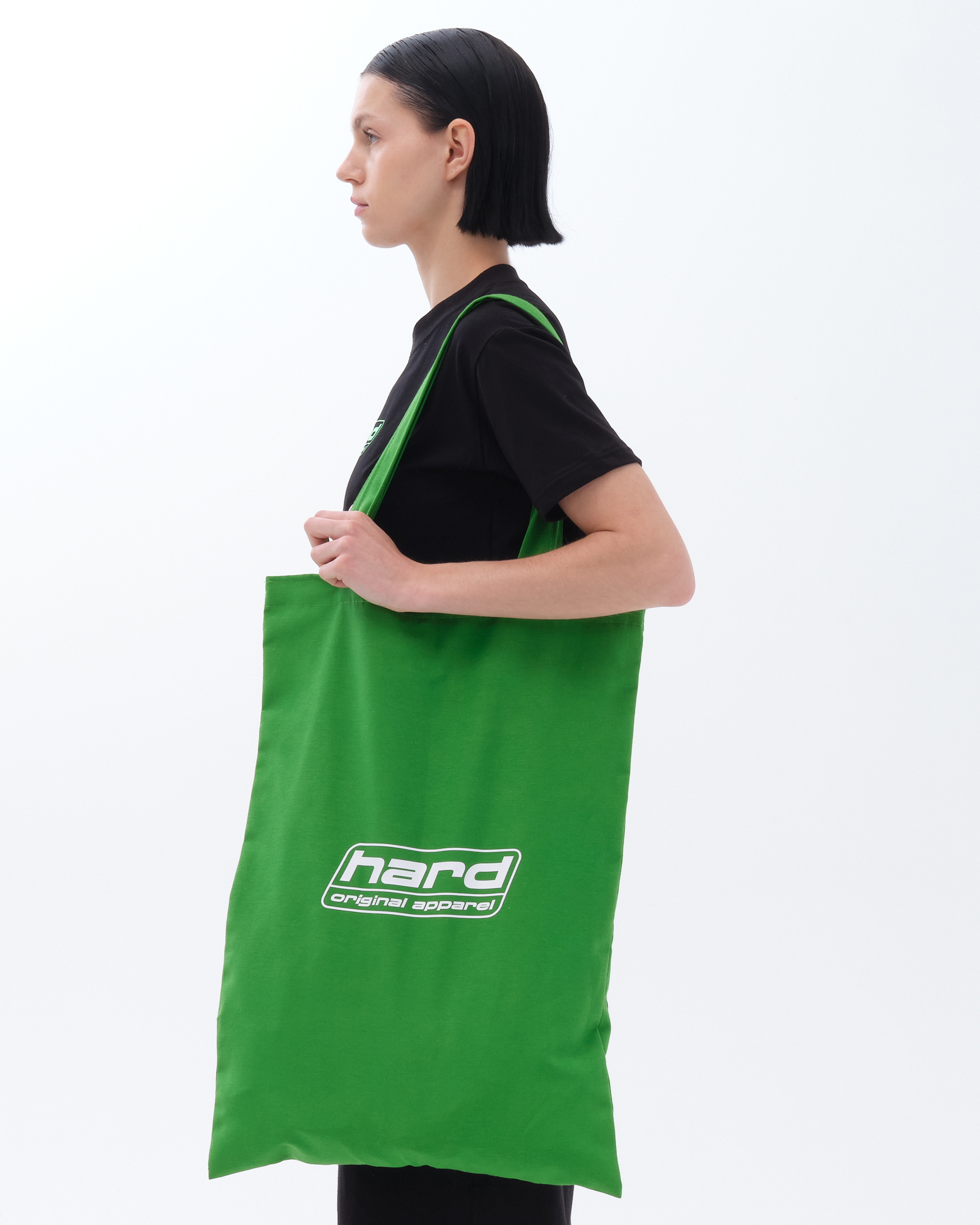 Flat Shopper Bag , Green