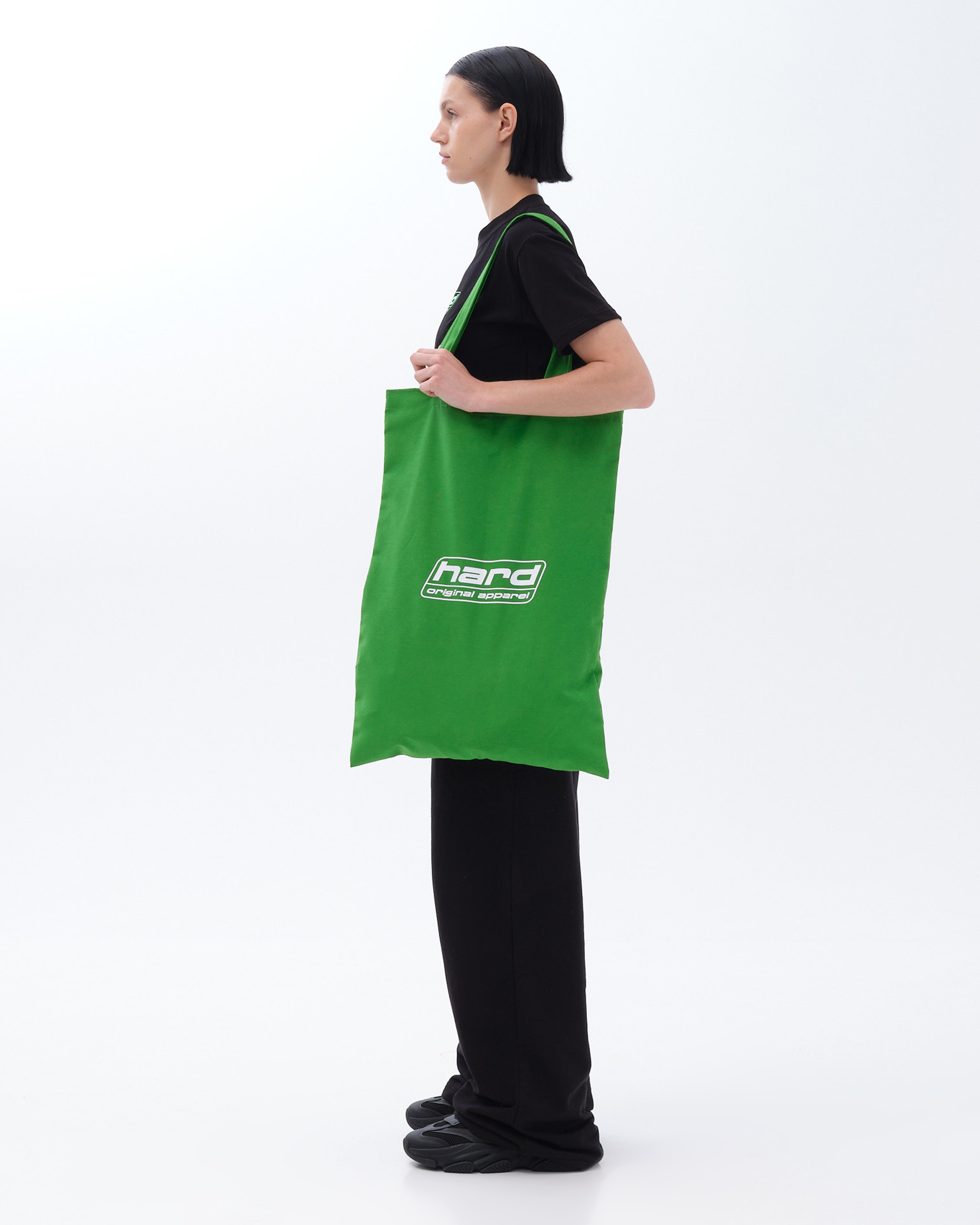 Flat Shopper Bag , Green