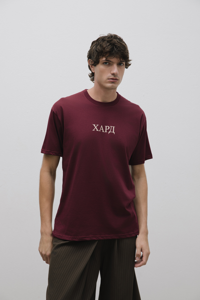 HardClo Classic T-Shirt , Burgundy