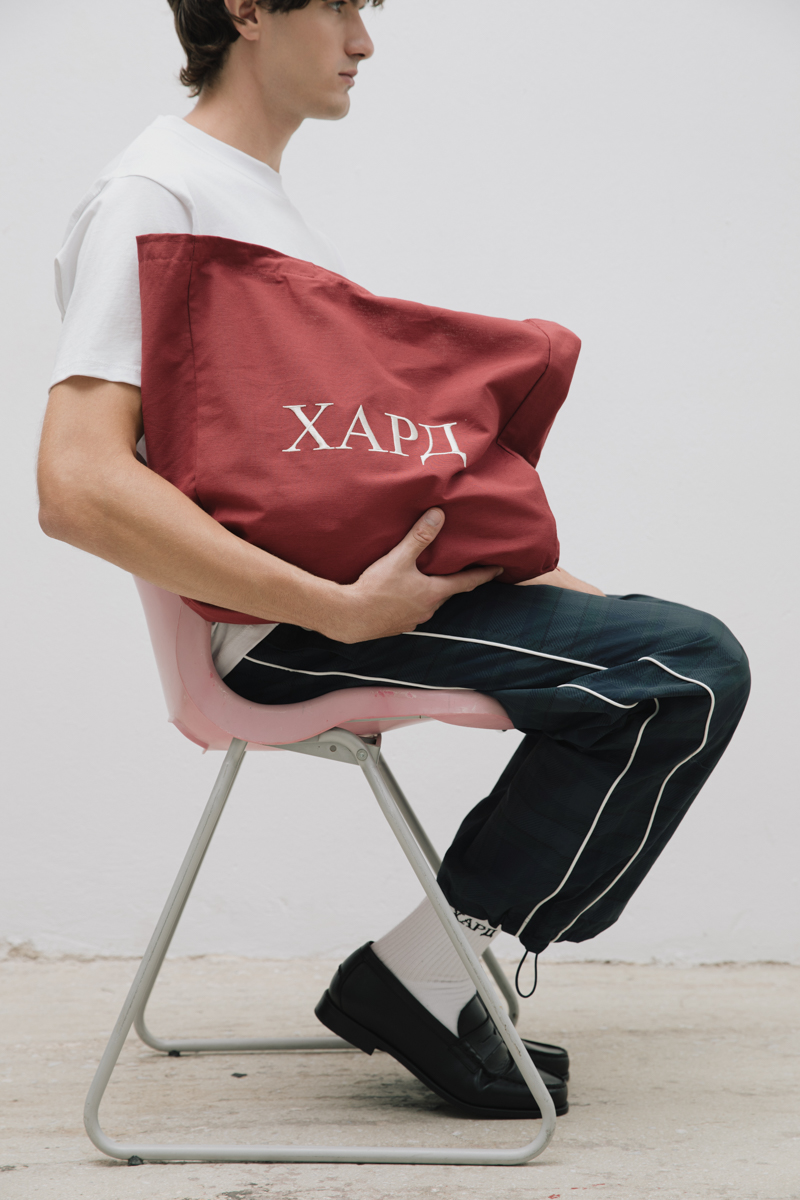 HardClo Classic Tote Bag , Burgundy