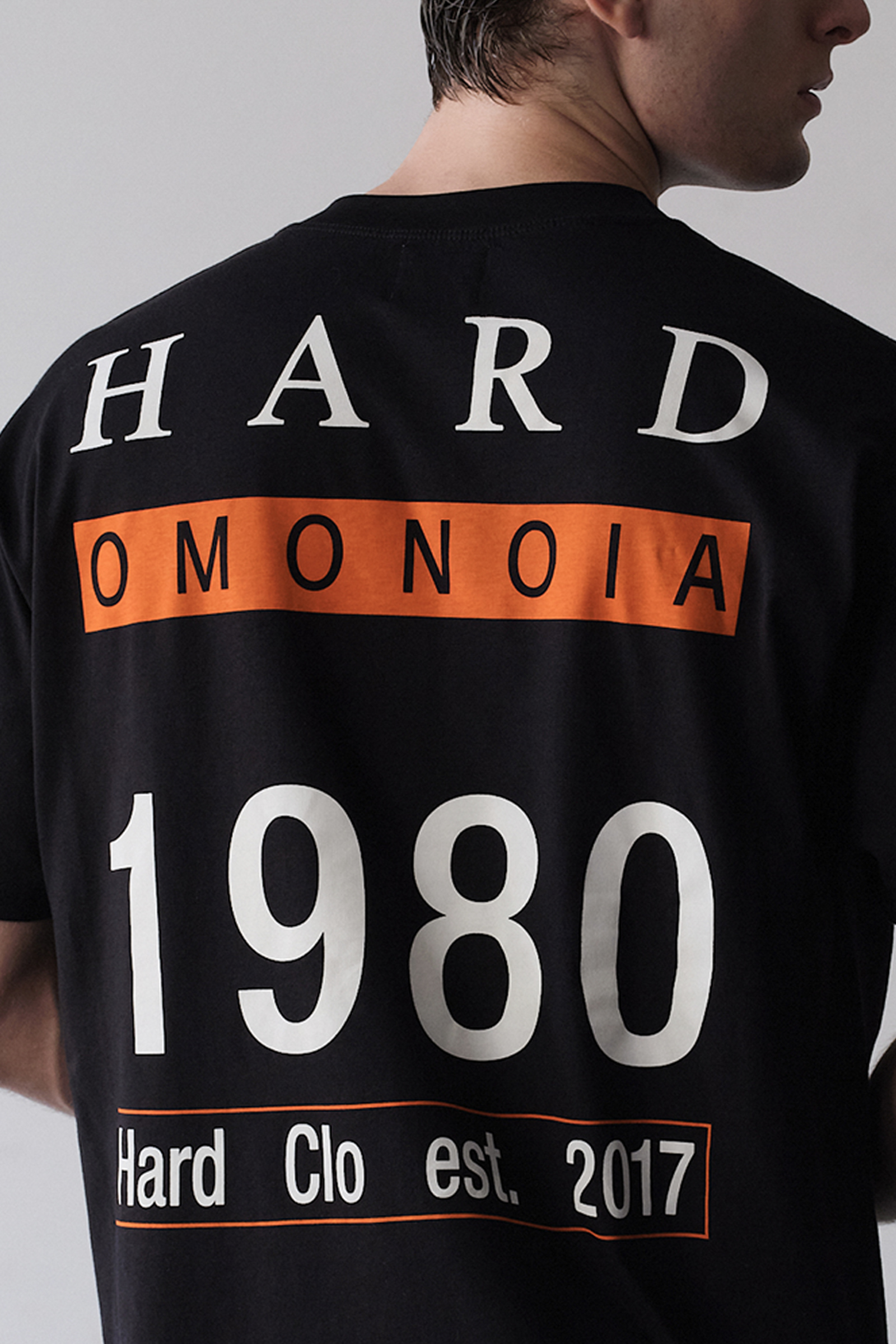 Hard Omonoia 1980 T-Shirt , Black