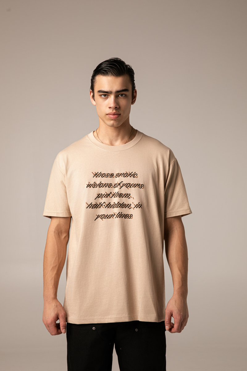 Erotic Visions T-Shirt , Dark Sand