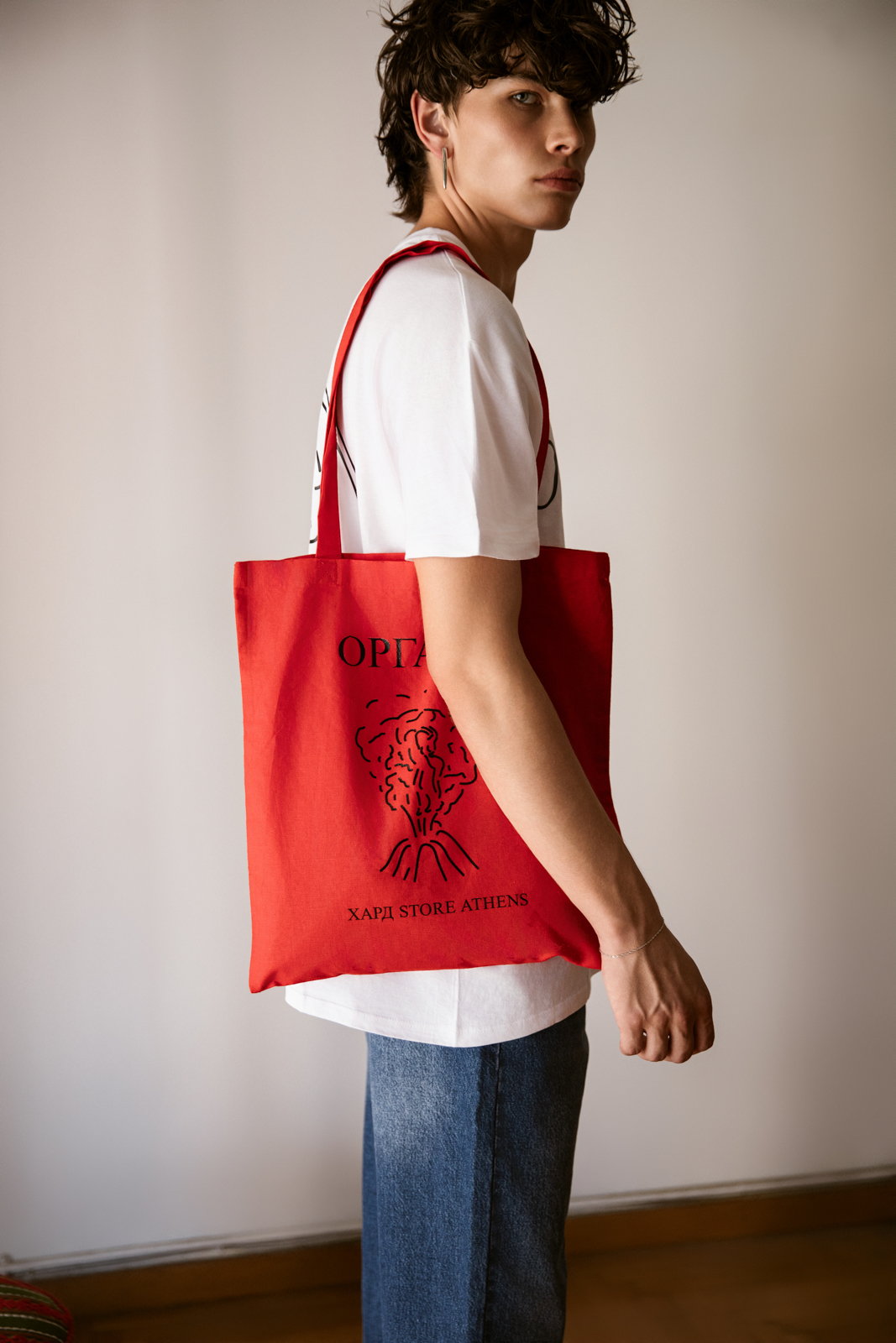 Orgasm Tote Bag , Red