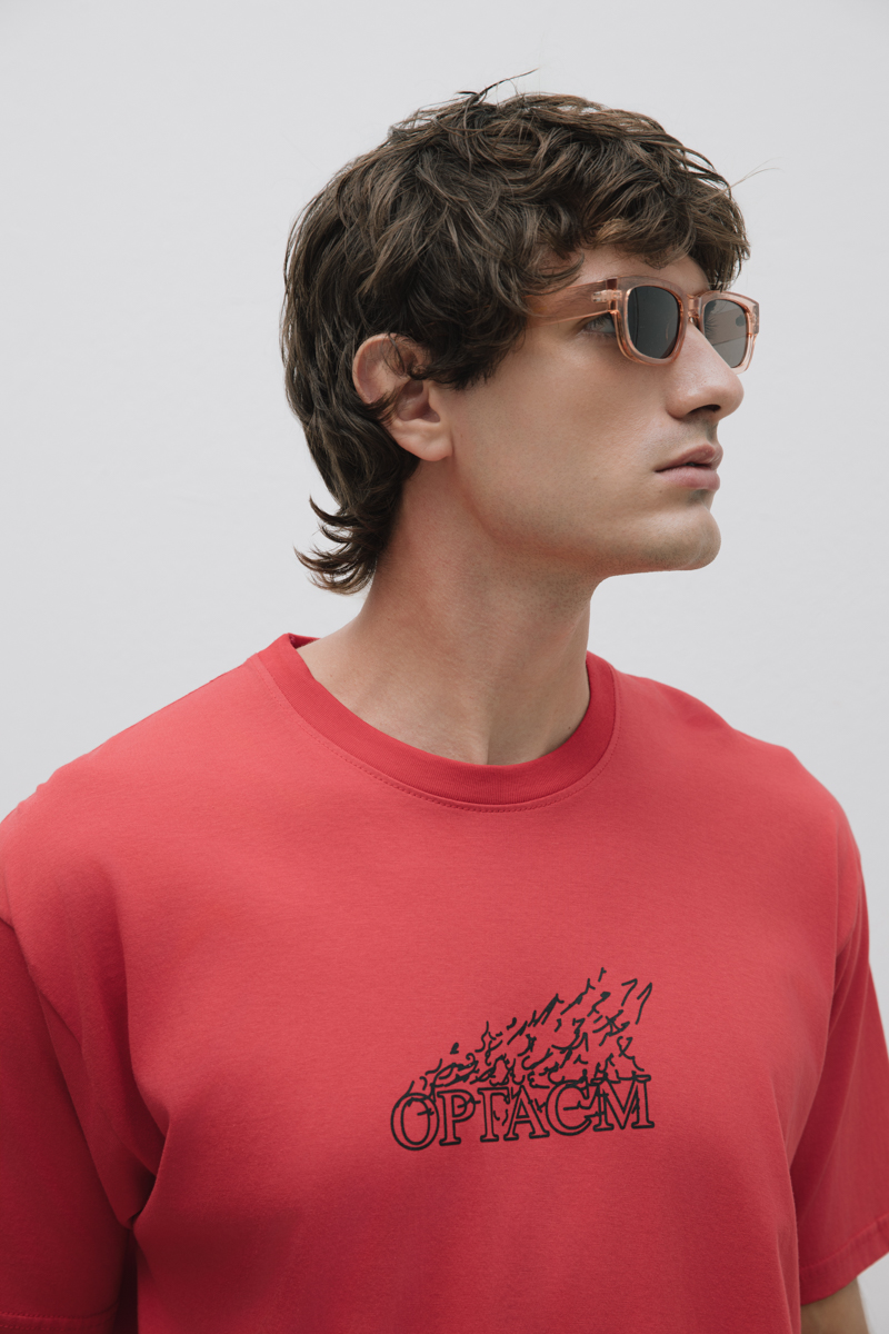 Orgasm T-Shirt , Red Small Logo