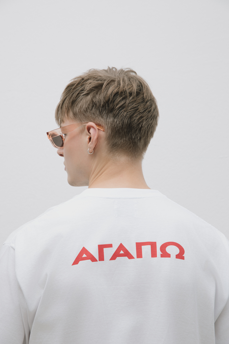 I Love You T-Shirt , White Red Logo