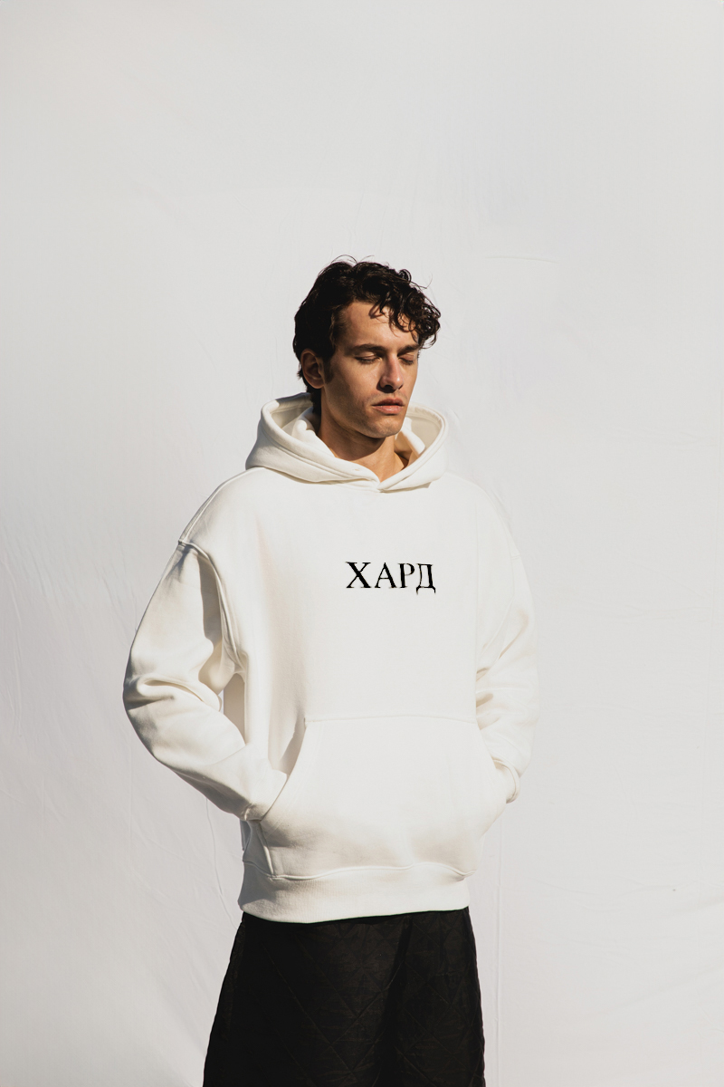 HardClo Classic Hoodie , White