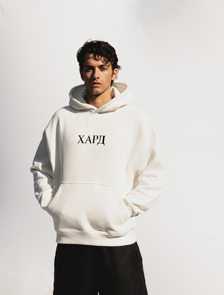 HardClo Classic Hoodie , White