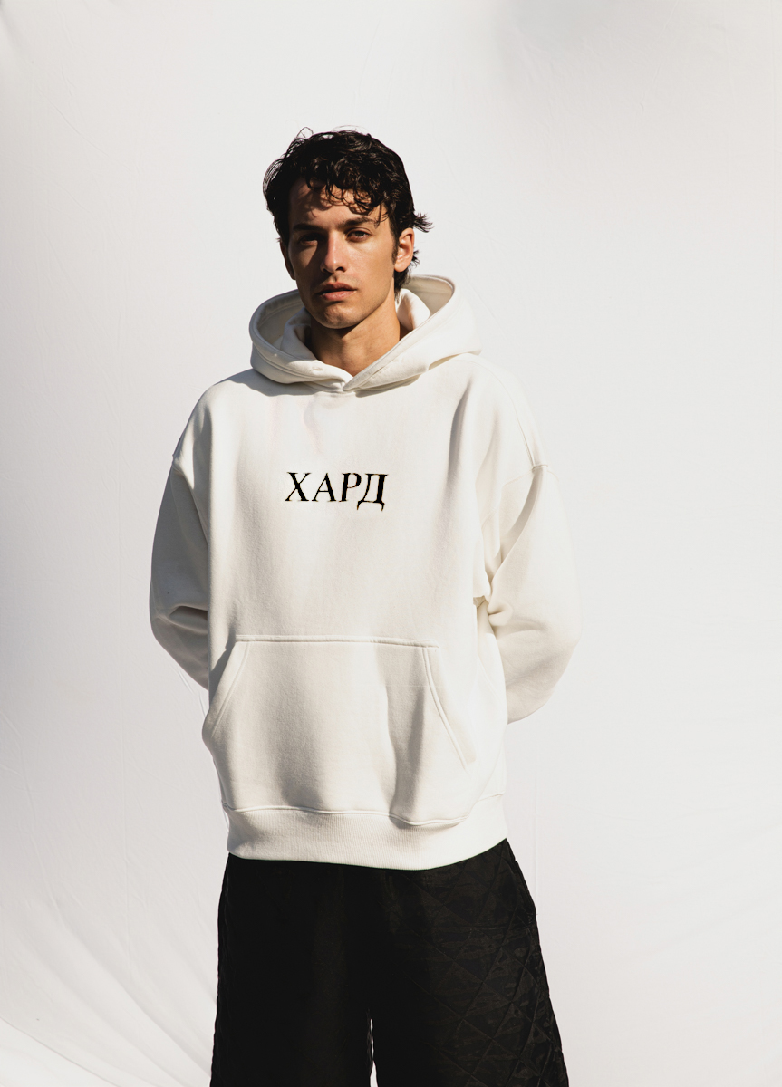 HardClo Classic Hoodie , White