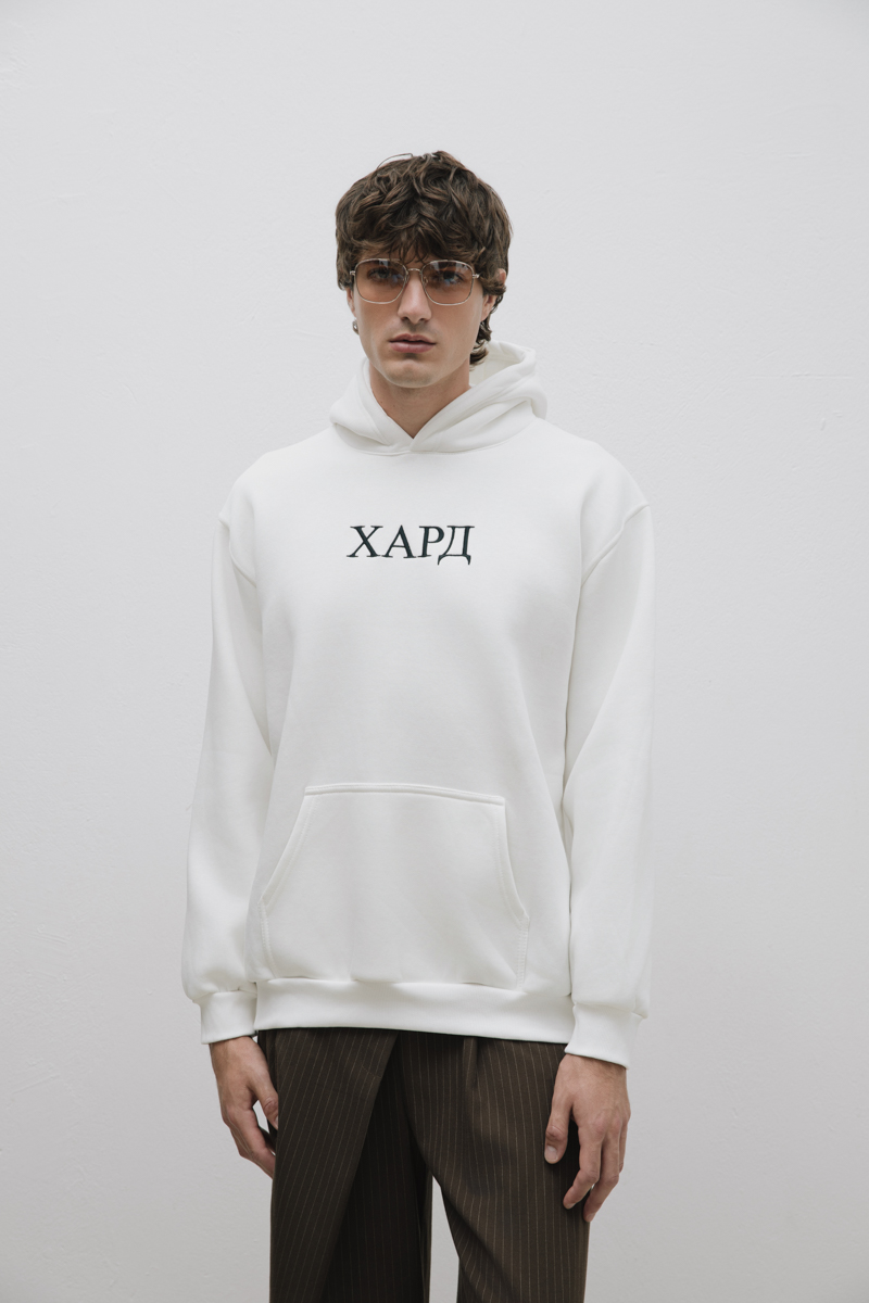 HardClo Classic Hoodie , White