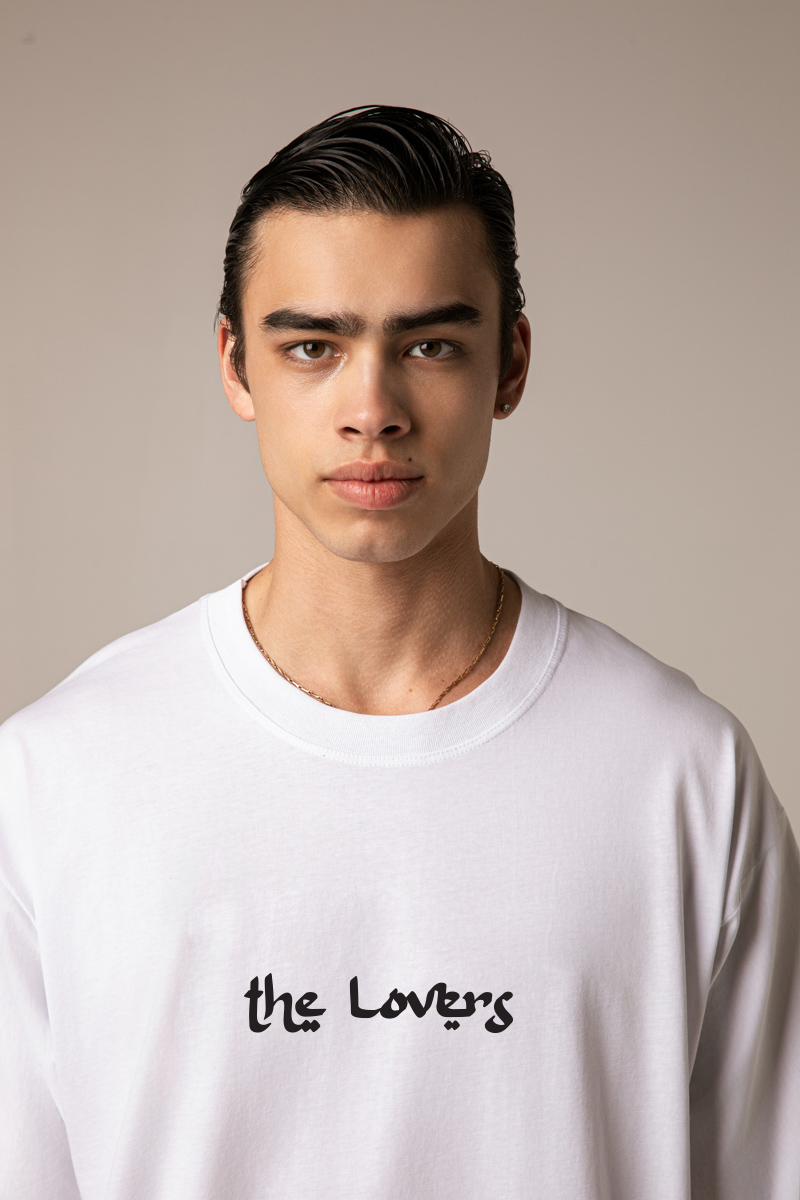 The Lovers Men T-Shirt , White