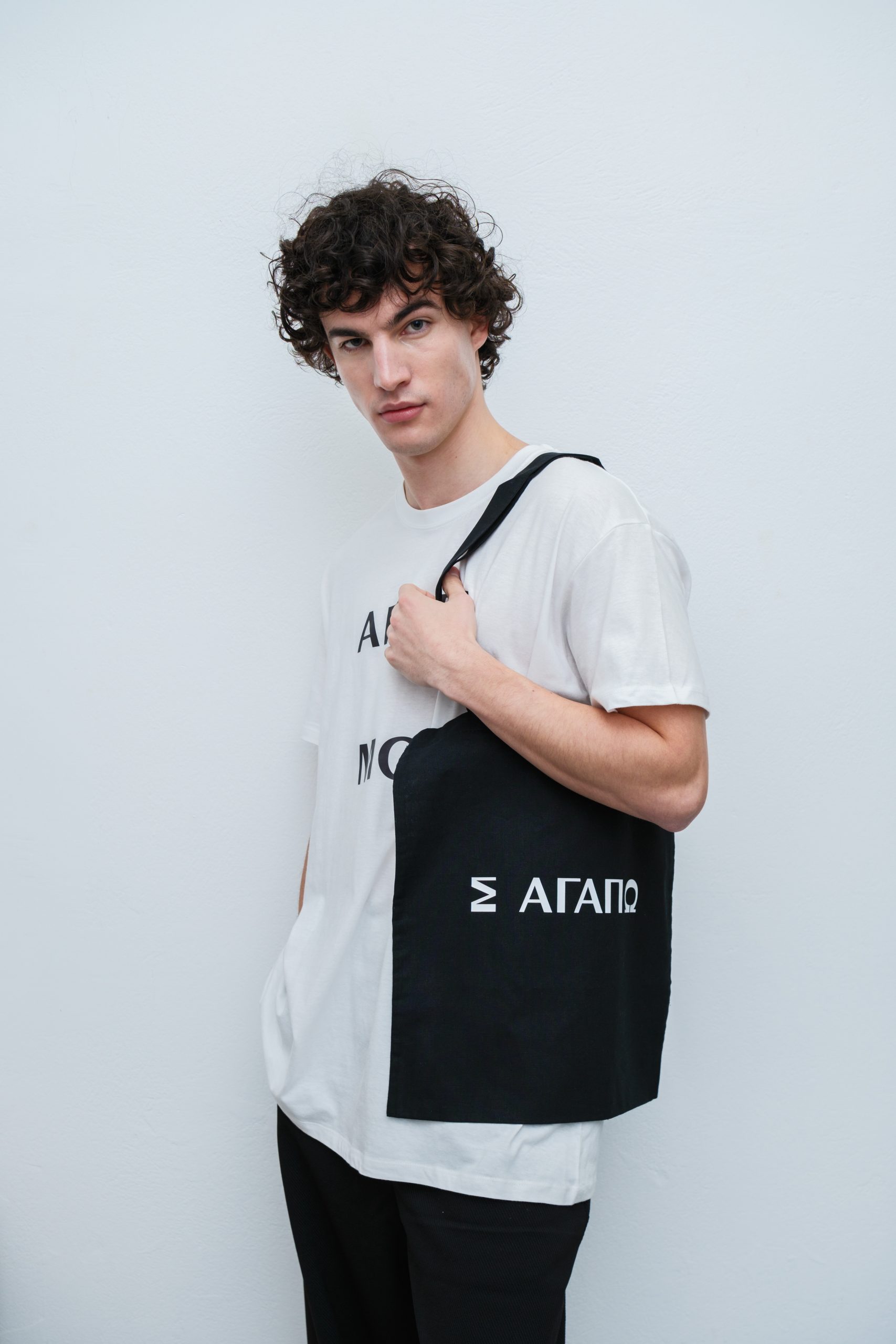 I Love You Tote Bag , Black