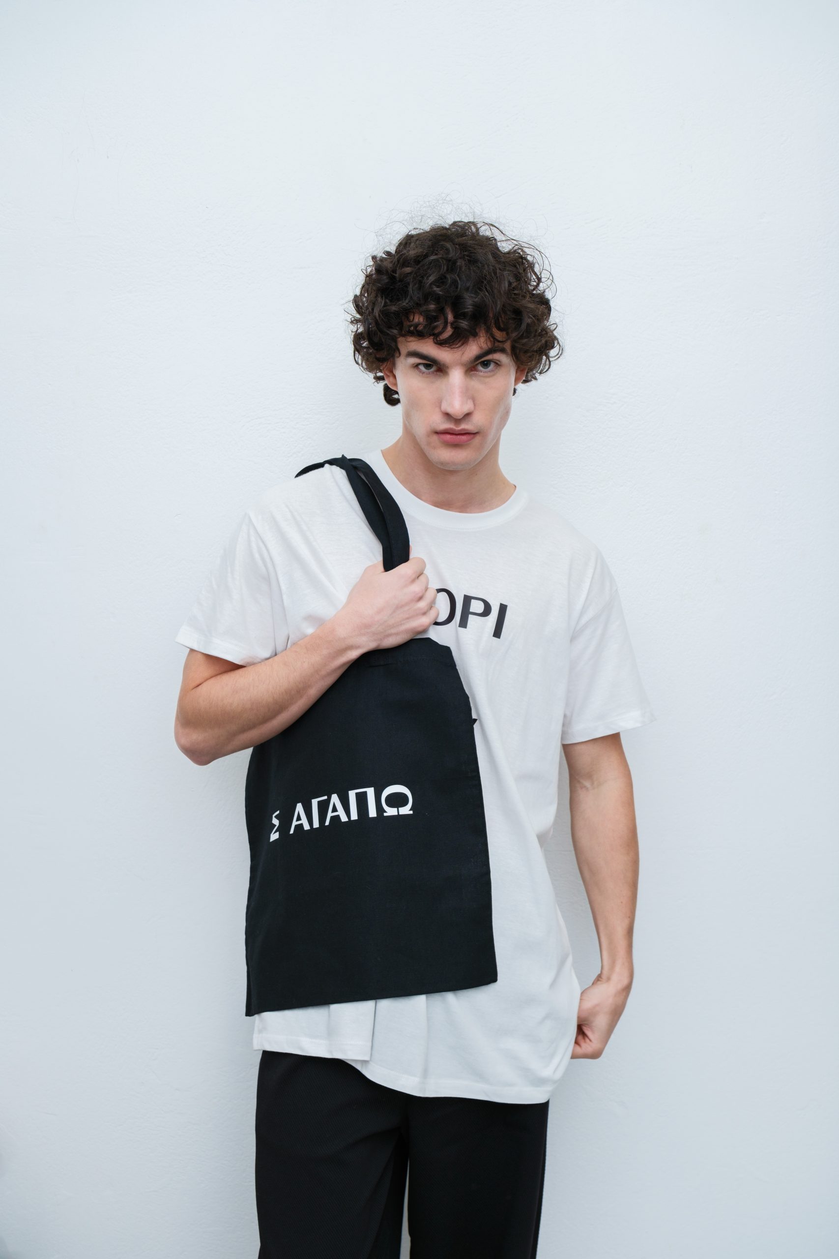 I Love You Tote Bag , Black