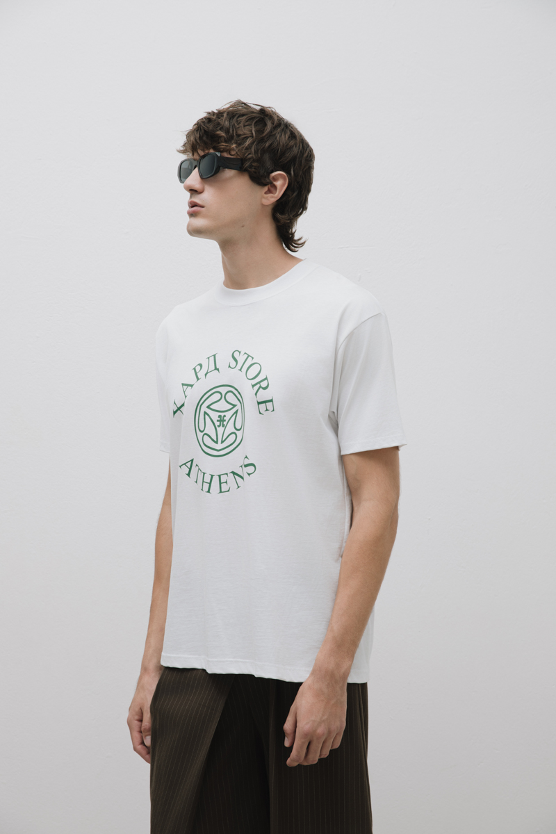 Hard Store Athens T-Shirt , White