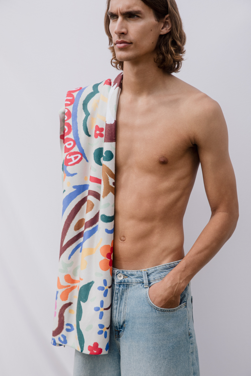 Good Morning Printed Beach Towel
