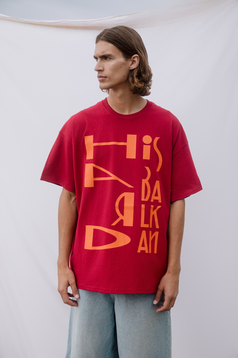 Hard Is Balkan T-Shirt , Red