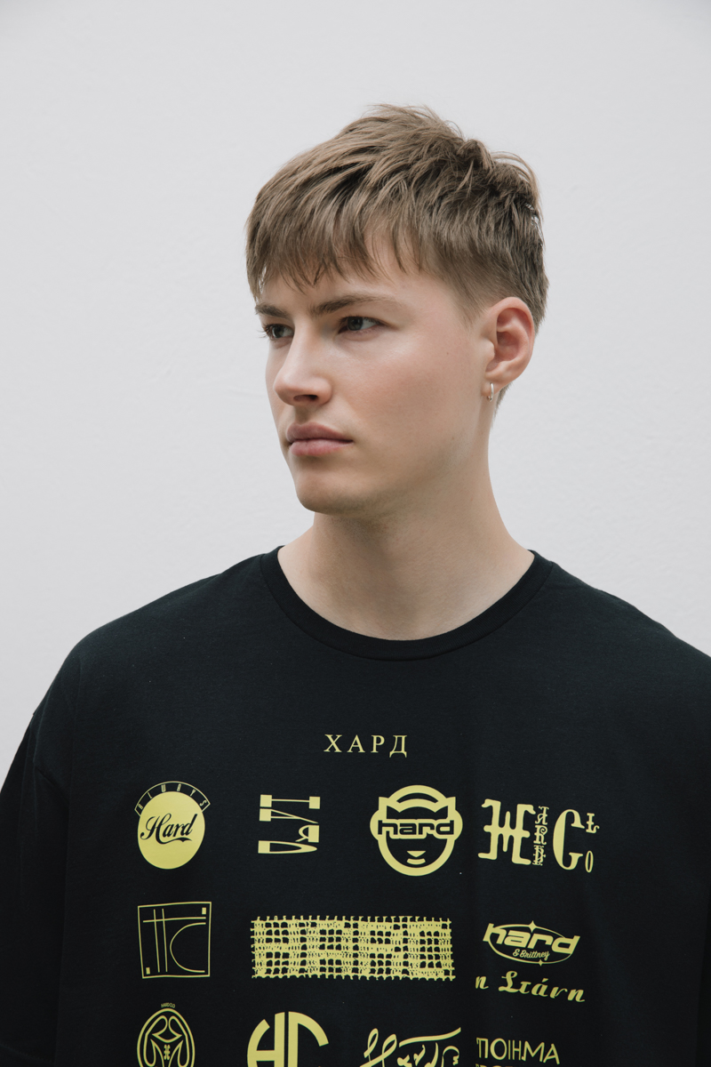Hard Logos T-Shirt , Black