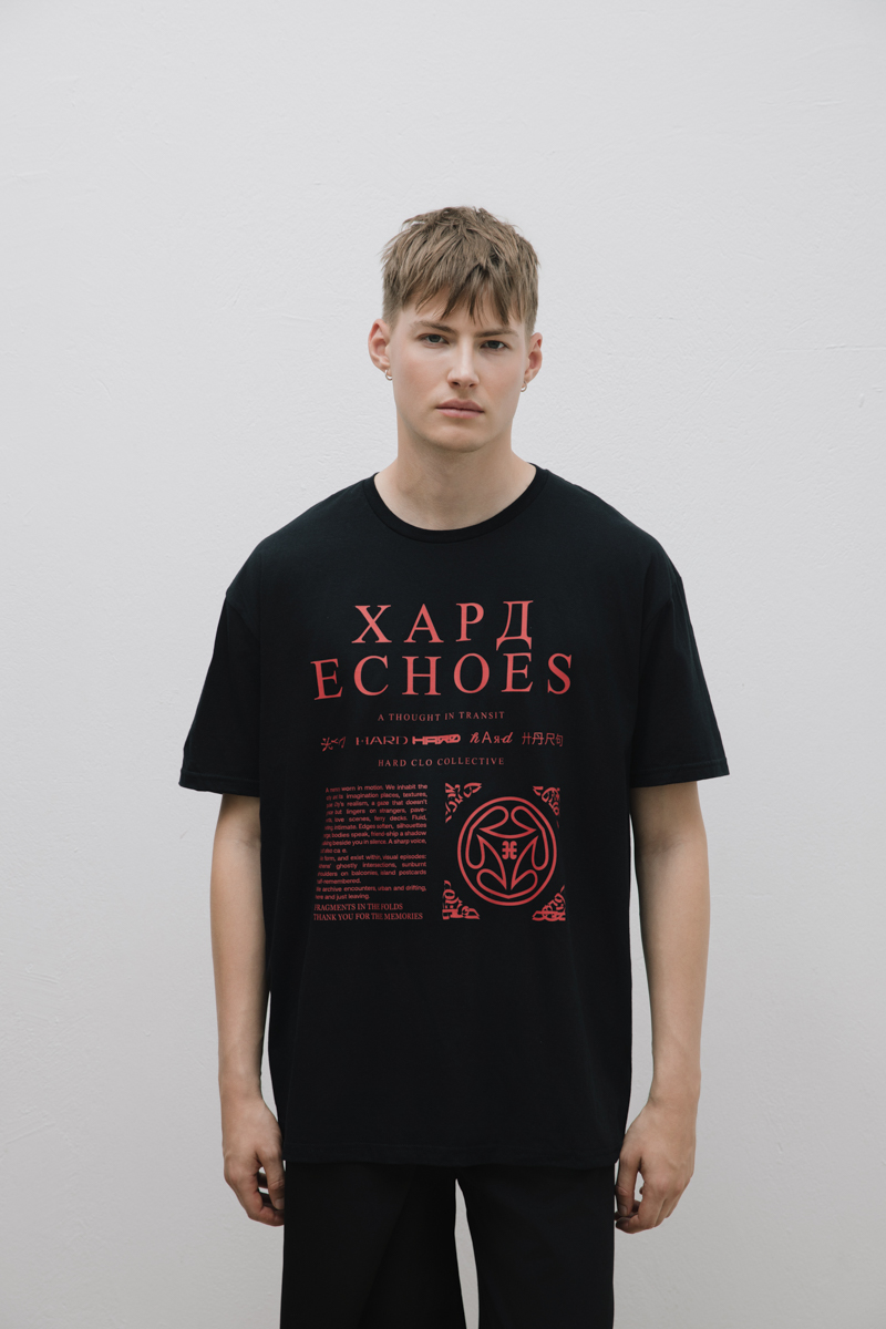 Hard Echoes T-Shirt , Black