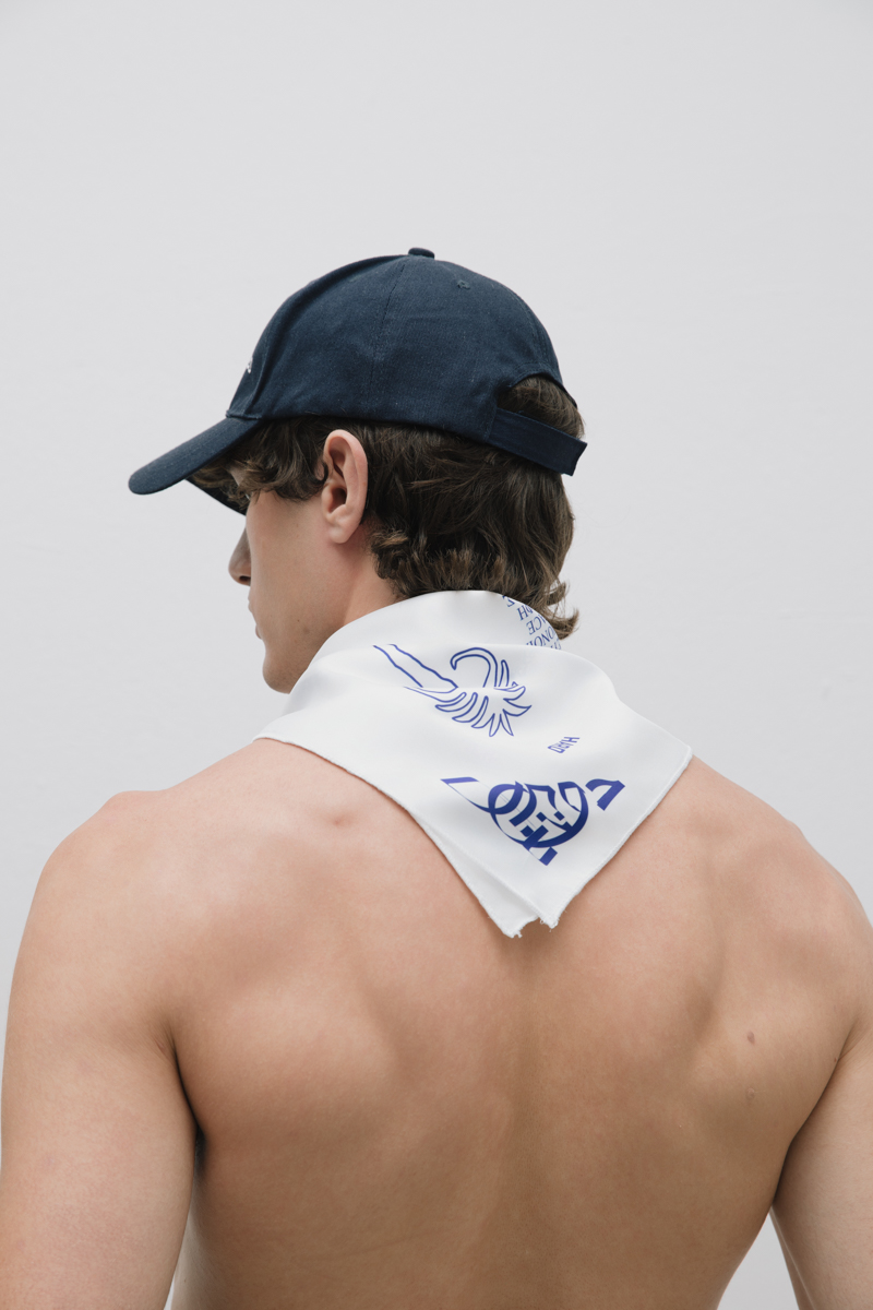 Hard Echoes Scarf , White