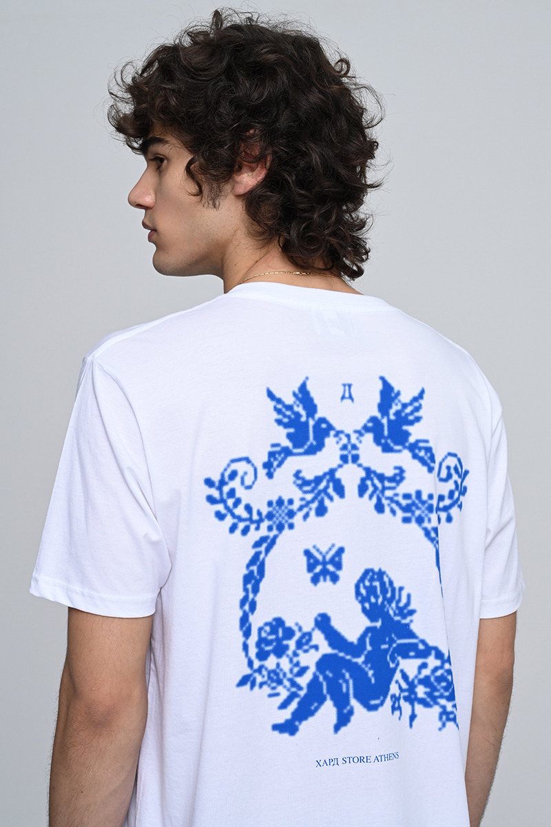 Athenian Romanticism T-Shirt , White