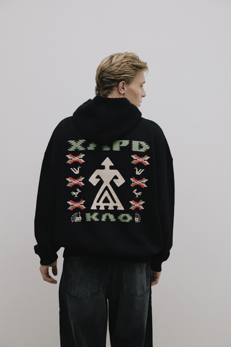 Hard Elemental Hoodie , Black