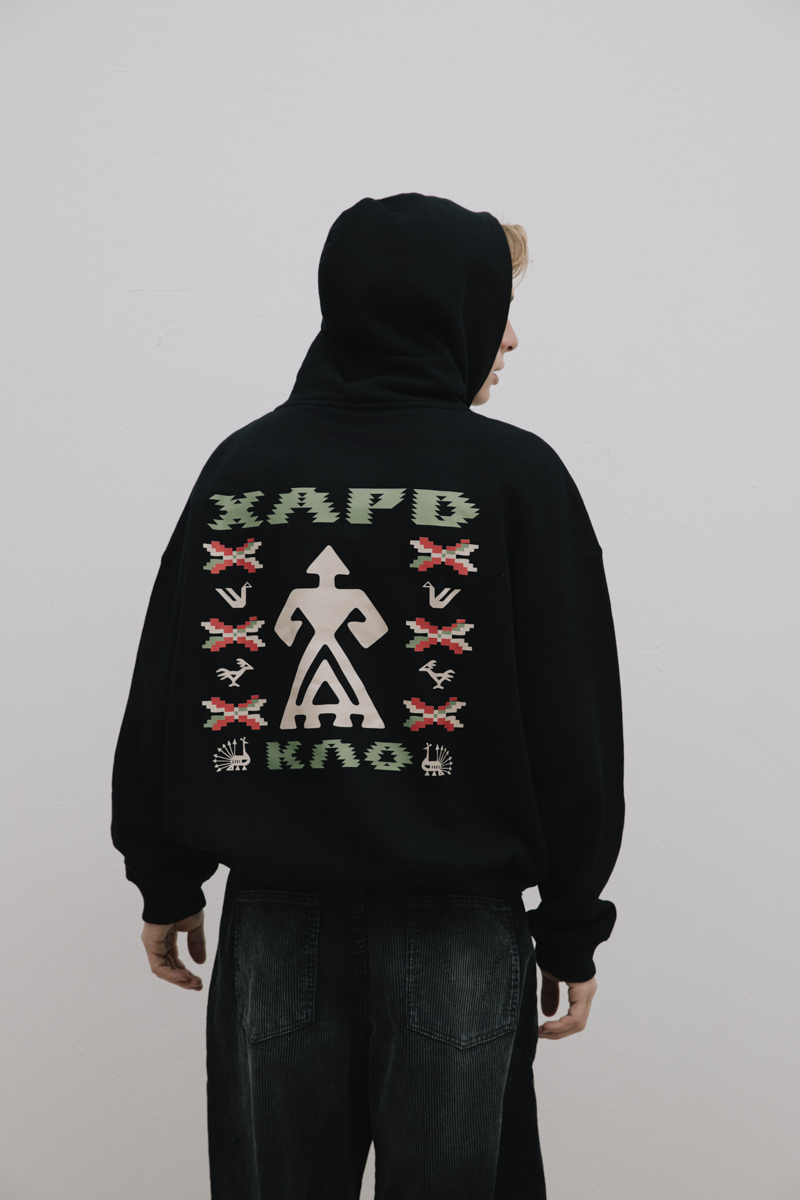 Hard Elemental Hoodie , Black