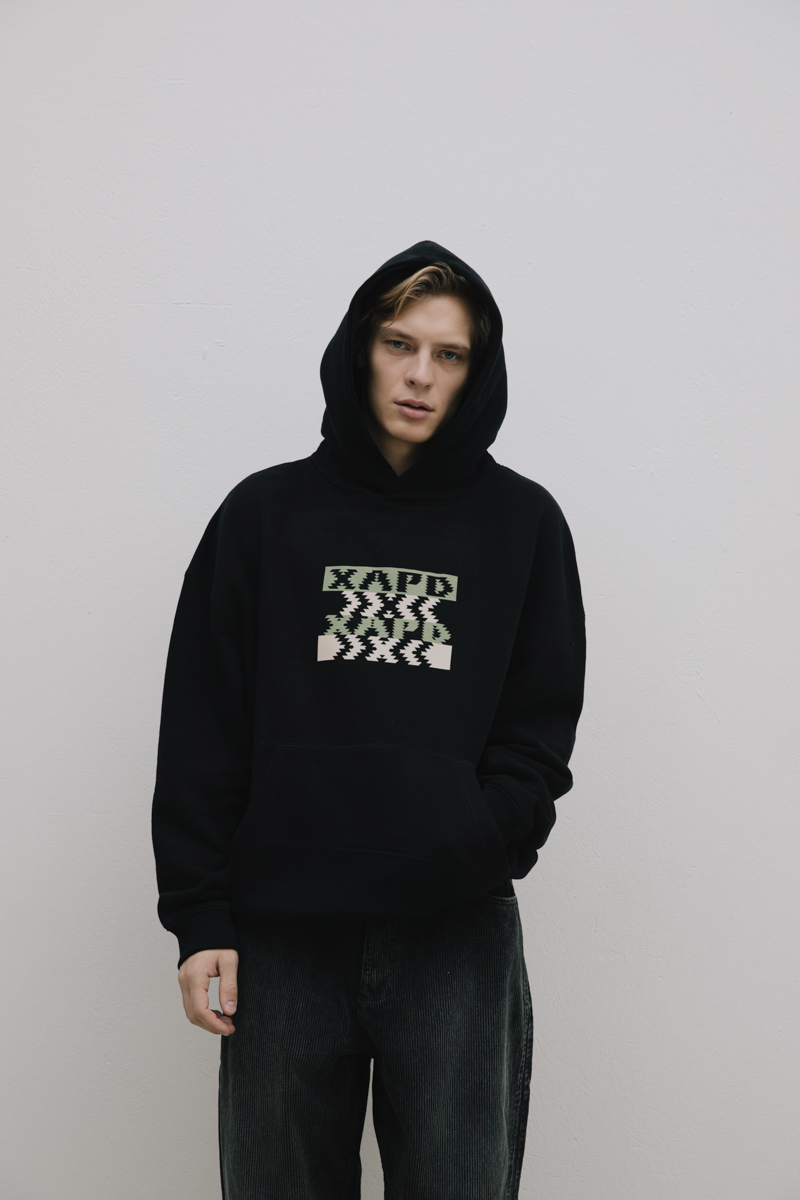 Hard Elemental Hoodie , Black