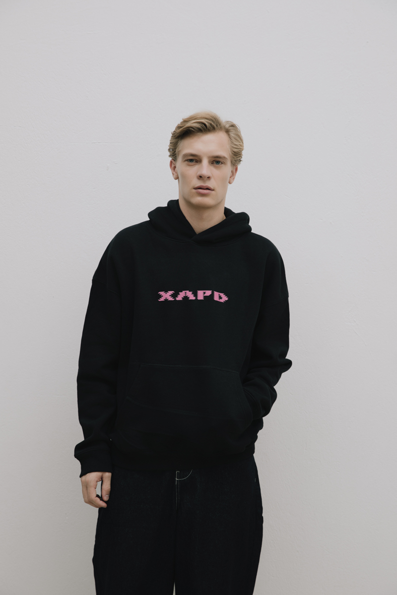 Hard Rooted Hoodie , Black