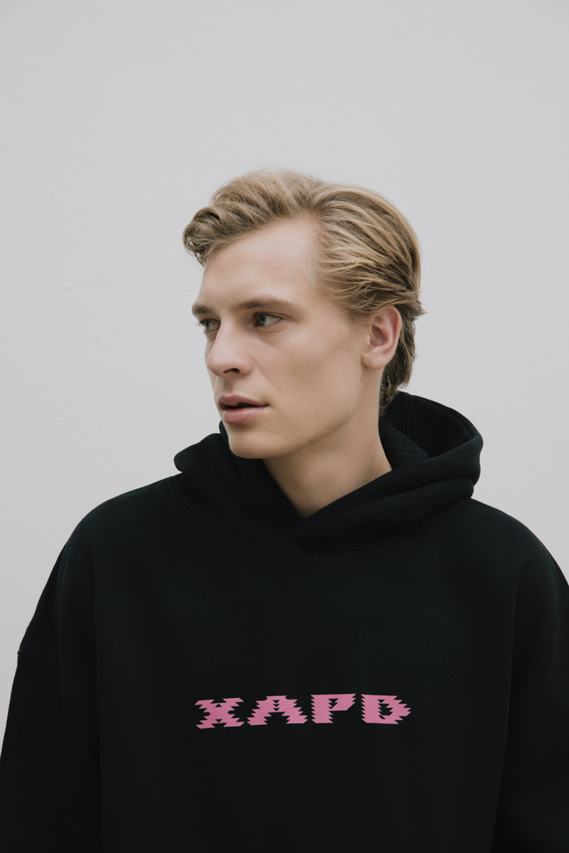 Hard Rooted Hoodie , Black