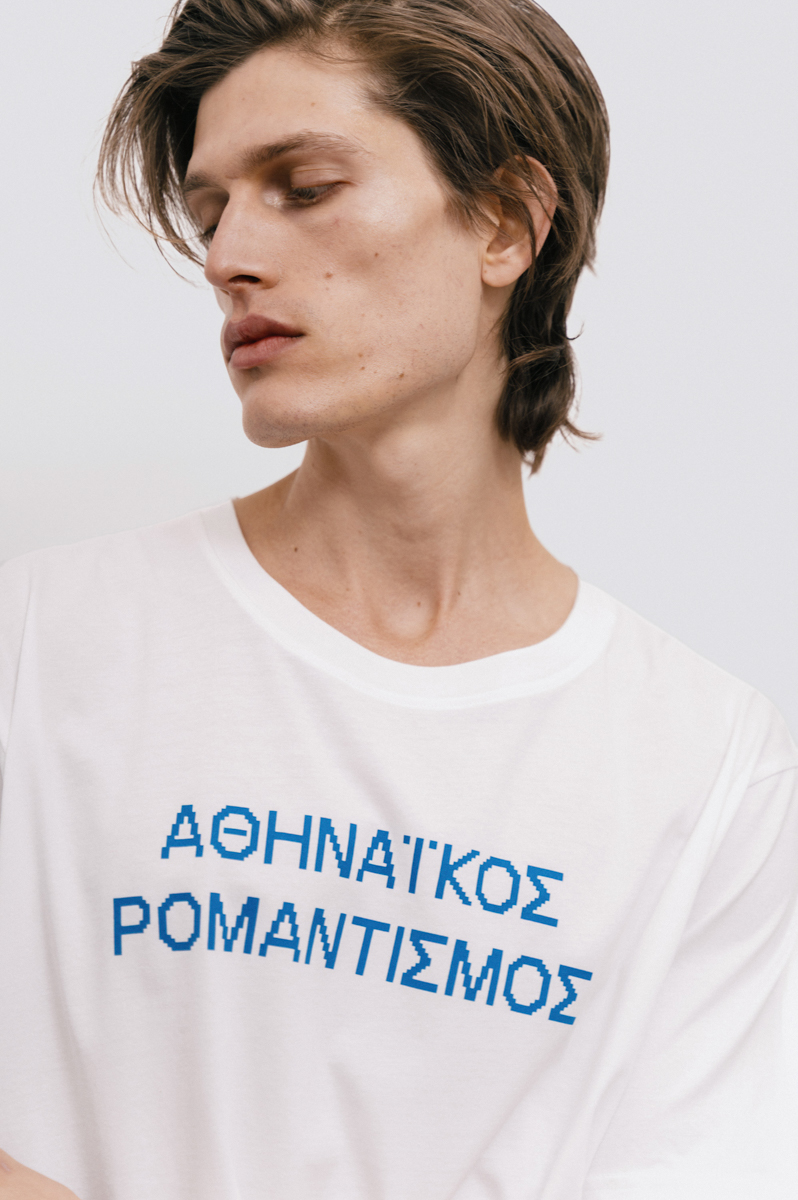 Athenian Romanticism T-Shirt , White