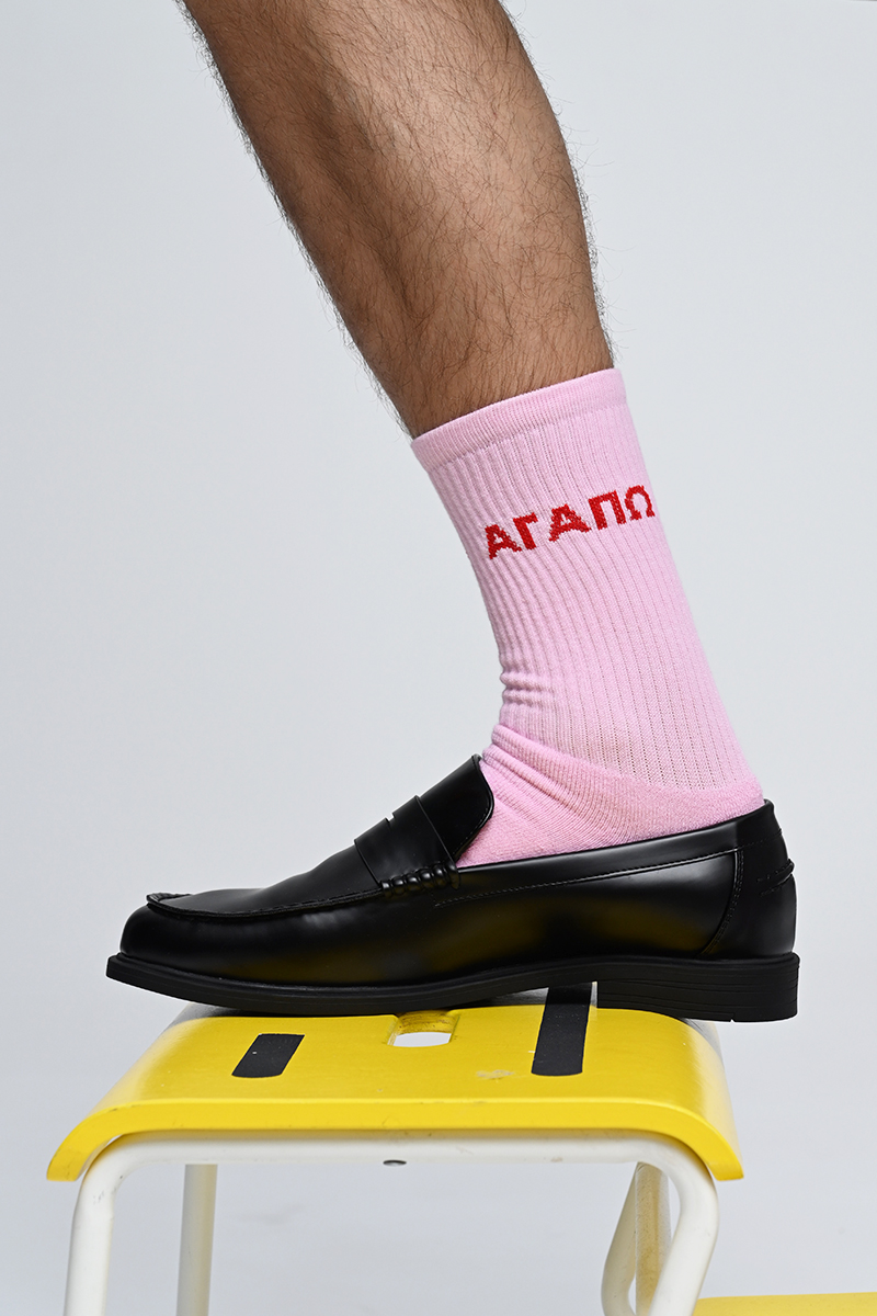 I Love You Socks, Pink