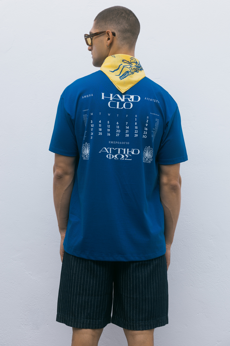 August T-Shirt , Royal Blue