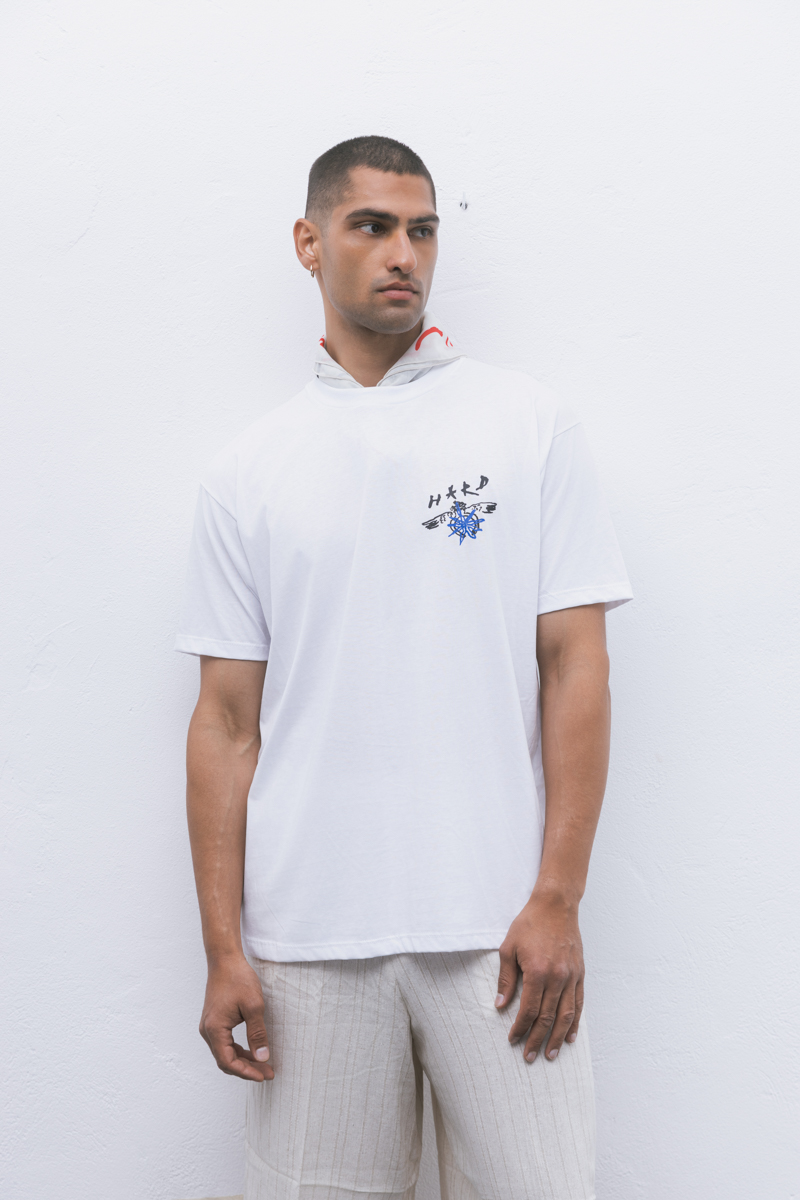 Between Two Skies T-Shirt , White