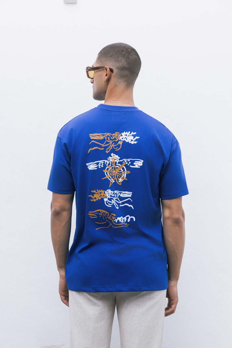 Tower of the Winds T-Shirt , Royal Blue