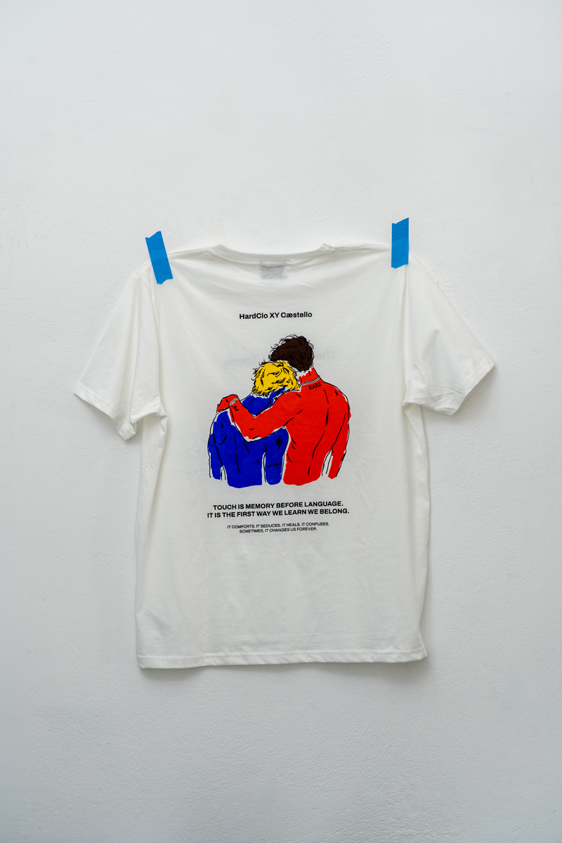 The Power of Touch HardClo X XY Cæstello , White T-shirt