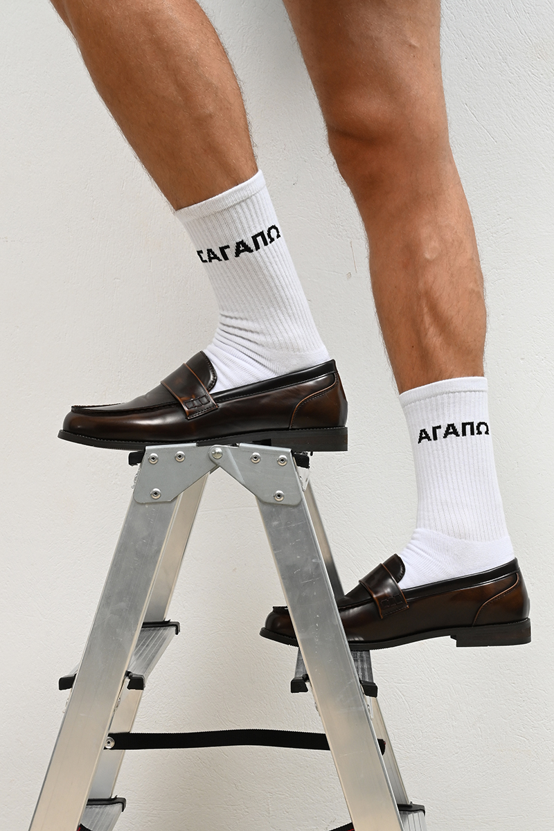 I Love You Socks , White